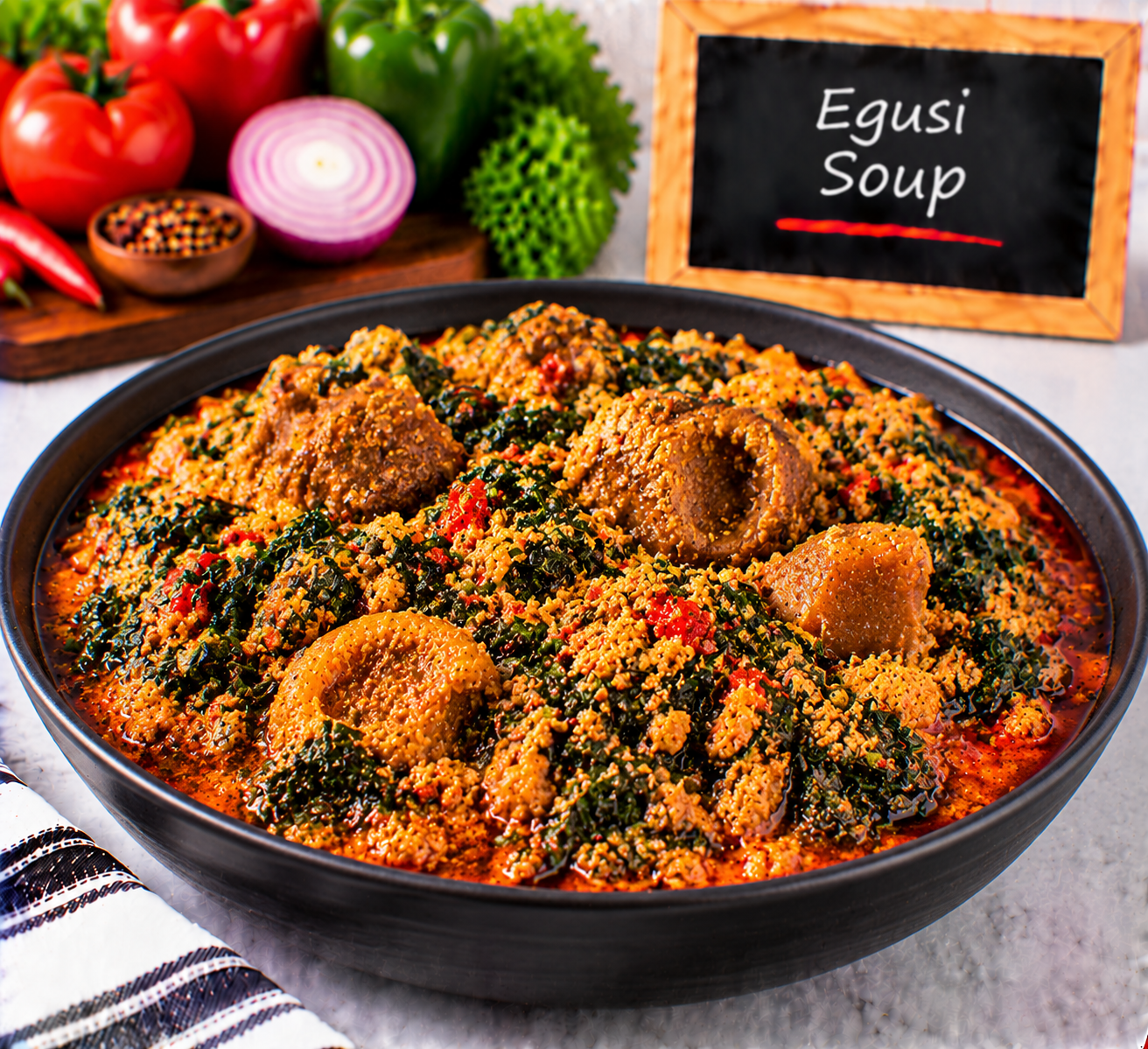 Egusi Soup from The Promise menu