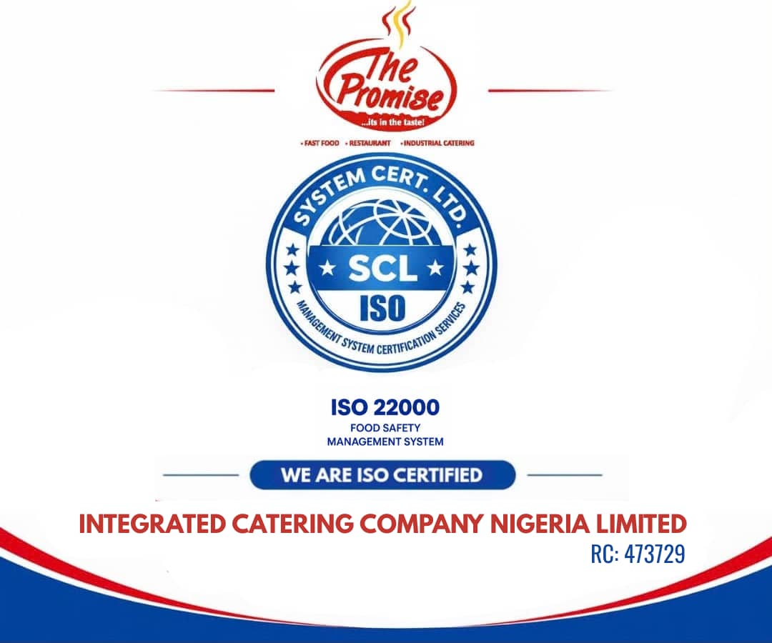 ISO 22000 certificate issued to The Promise