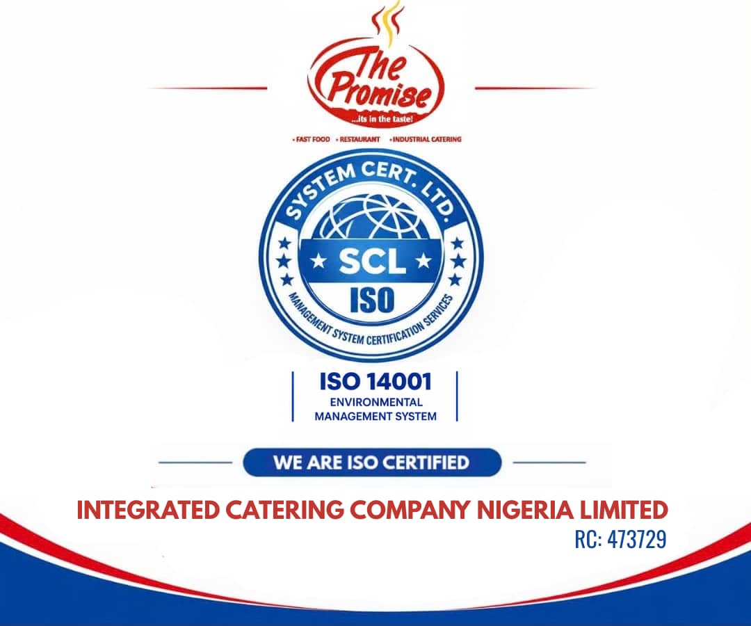 ISO 14001 certificate issued to The Promise